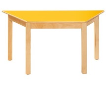 Tafel - Tafelblad - Trapezium 120 X 60 Cm - 40 cm - blad appelgroen - per stuk