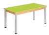 Tafel, Metalen Verstelbare Poten, Rechthoekig 120 X 80 Cm