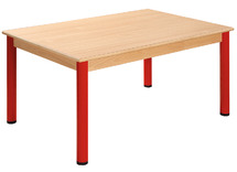 Tafel - Metalen Poten - Rechthoekig - 120 cm x 60 cm x 46 cm - poten geel - per stuk