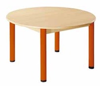Tafel, Metalen Poten, Rond Ø 100 Cm