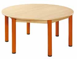 Tafel, Metalen Poten, Rond ø 120 Cm