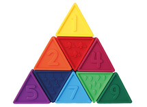 Blokken - Jellystone Triblox - driehoek - regenboog - per set