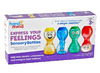 Sensorisch materiaal - hand2mind Express Your Feelings Sensory Bottles - gelukkig, boos, bang en verdrietig - sensorische flessen - set van 4 assorti