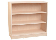 Naturo - M kast met 2 legplanken, open, met plint