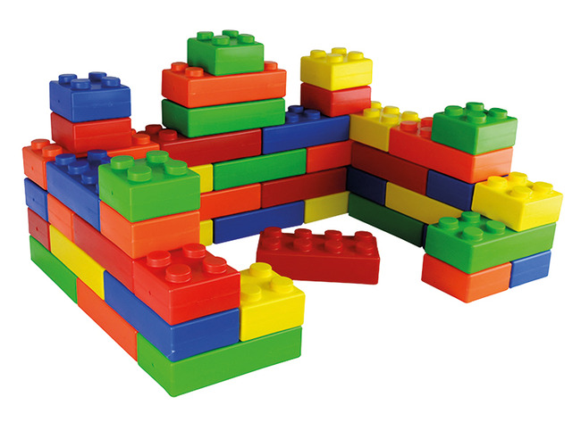 Bouwset - Maxi Blokken - Set Van 50 Assorti