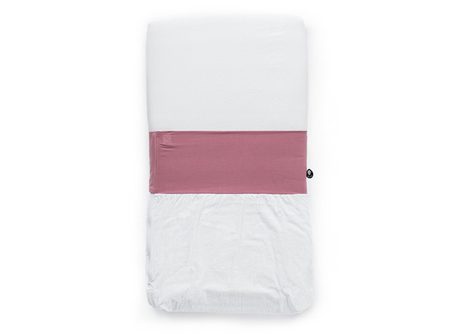 Textiel - Beddengoed - Nunki - Lakentje - 120 X 60 Cm - Per Stuk - Oud Rose - Per Stuk