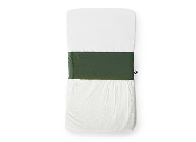 Textiel - Beddengoed - Nunki - Lakentje - 40 X 90 Cm - Per Stuk - Botanisch Groen - Leverbaar In 6 Kleuren