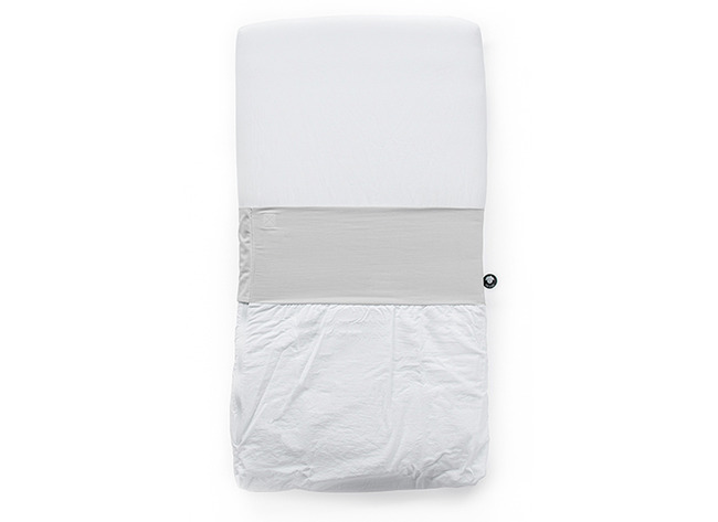 Textiel - Beddengoed - Nunki - Lakentje - 40 X 90 Cm - Per Stuk - Licht Grijs - Leverbaar In 6 Kleuren