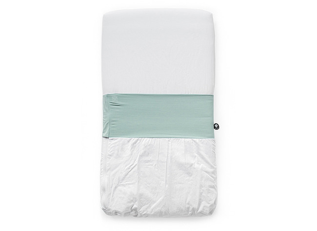 Textiel - Beddengoed - Nunki - Lakentje - 40 X 90 Cm - Per Stuk - Mint Groen - Leverbaar In 6 Kleuren