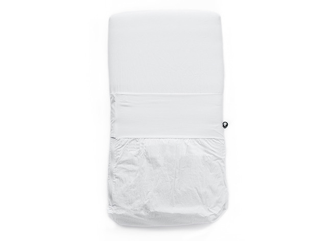 Textiel - Beddengoed - Nunki - Lakentje - 40 X 90 Cm - Per Stuk - Off White - Leverbaar In 6 Kleuren
