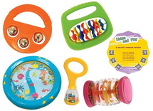 Muziek - Baby ritmeset - set van 6