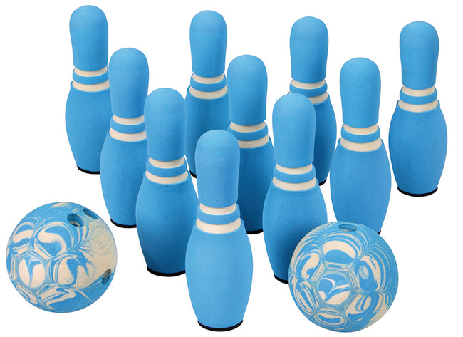 Bewegingsmateriaal - Bowlen - Bowling - Foam - Kegels Met Bal - Per Set