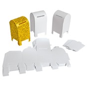Papier - spaarpot - brievenbus blanco 20st