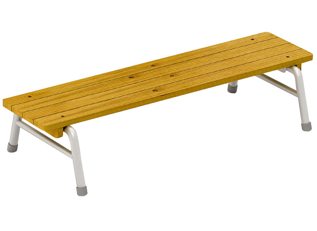 Zitbank - Stapelbaar - Outdoor - Metalen Onderstel - 150 X 28 X 33 Cm - Per Stuk