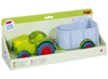 Poppenhoek - Haba - little friends - traktor met kar