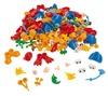 Boetseermateriaal - lichaamsdelen - poppetjes - boetseren - set van 128 assorti