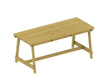INSTRUCTIETAFEL - OUTDOOR - HOUT - PER STUK