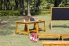 INSTRUCTIETAFEL - OUTDOOR - HOUT - PER STUK