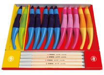 Balpen - Roller - Stabilo - Easy Original - Klaspak 12 Stuks