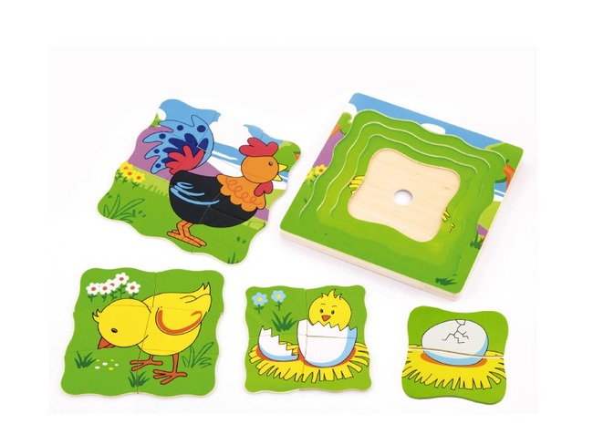 Lagen Puzzel - De Kip
