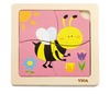 Houten puzzels - insecten - set van 3