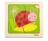 Houten puzzels - insecten - set van 3