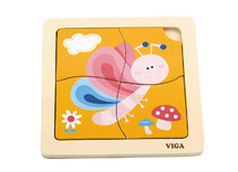 Houten Puzzels - Insecten - Set Van 3