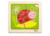 Houten puzzels - insecten - set van 3