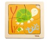 Houten puzzels - zeedieren - set van 3