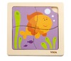 Houten puzzels - zeedieren - set van 3