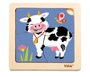 Houten puzzels - boerderijdiere van 3