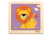 Houten puzzels - wilde dieren - 3