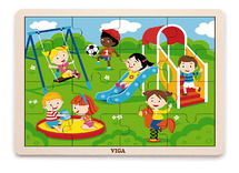 Puzzel - Speeltuin 16St