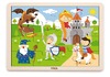 Puzzel - hout - kasteel 16st