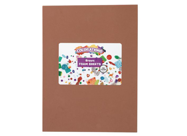 Vellen - Foam - A4 - 2 Mm - Bruin - Pak Van 10 Vellen