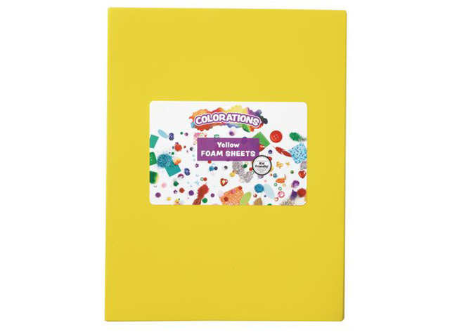 Vellen - Foam - A4 - 2 Mm - Geel - Pak Van 10 Vellen