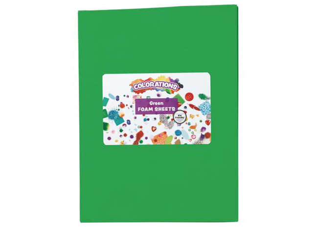 Vellen - Foam - A4 - 2 Mm - Groen - Pak Van 10 Vellen