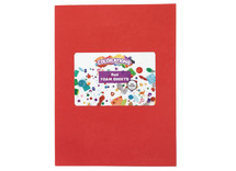 Vellen - foam - A4 - 2 mm - rood - pak van 10 vellen