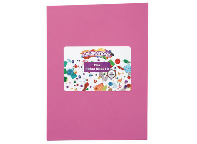 Vellen - Foam - A4 - 2 Mm - Rose - Pak Van 10 Vellen