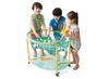 Tafel - zand- en watertafel - Weplay - transparant - 44-58 cm - per stuk