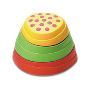 Evenwichtsparcours - Rainbow River Stones - balanceren - tactiele omloop - eilanden - set van 6 assorti