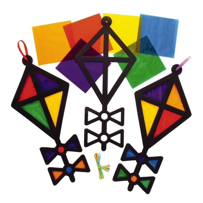 Papier - Glasraam - Windvliegers Set Van 6