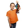 Papier - glasraam - windvliegers set van 6