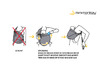 Op stap - draagzak - minimonkey - mini sling - per stuk