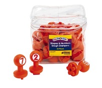Boetseerstempels - vormen en nummers - set van 26