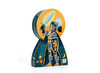 Puzzel - silhouetpuzzel - Djeco Le Chevalier De La Pleine Lune - karton - volle maan ridder - 36 puzzelstukken - per stuk