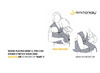 Op stap - draagzak - minimonkey - twin sling - per stuk