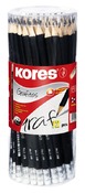 Potloden - grafietpotloden - Kores Grafitos - HB - driehoekig - koker - set van 72