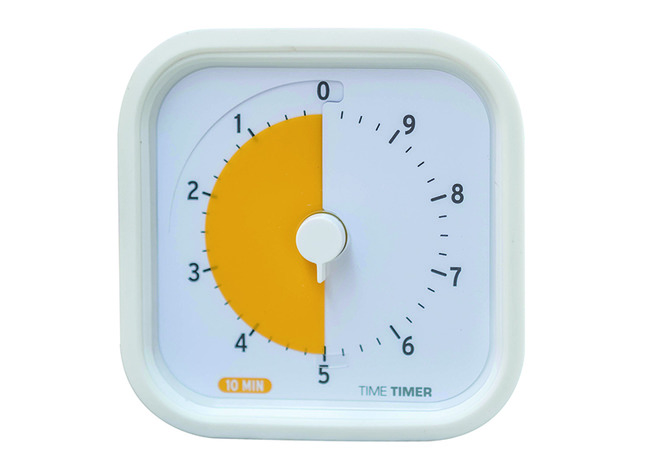 Timer - Time Timer Mod Education Edition - 10 Minuten - Wit - 9 X 9 Cm - Per Stuk