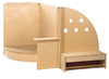 Speelwand - Dusyma Klax - 134 x 101,5 x 143,5 cm - berk - per stuk
